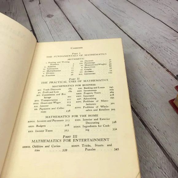 Vintage 1959 Rinehart MATHEMATICS MADE EASY textbook - Picture 7 of 8